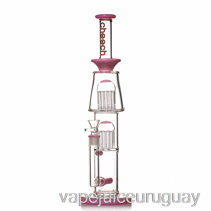 Cheech Glass Dual Tree Bong En Línea Rosa Vape Uruguay
